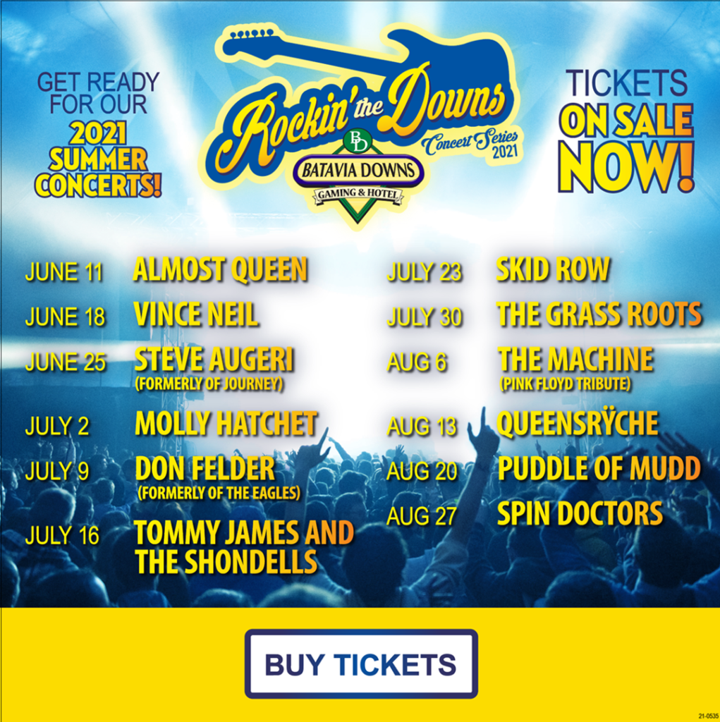Batavia Downs Concerts 2024 Schedule Lonee Rafaela